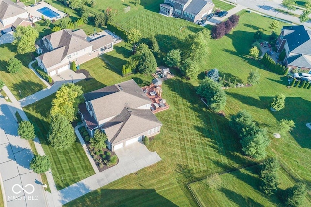 15540 Provincial Ln, Fishers, IN 46040 - aerial view of property and surrounding area with nearby suburban area