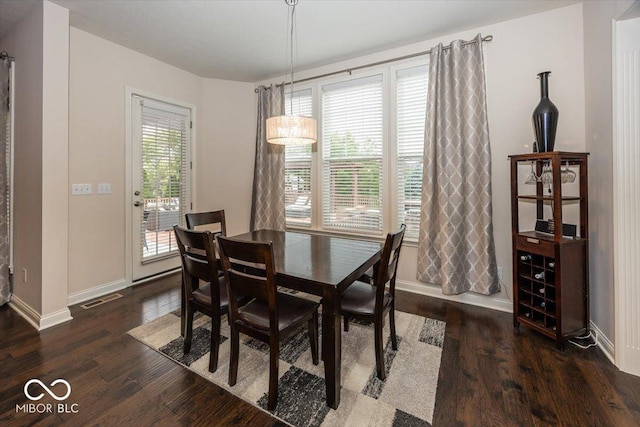 15540 Provincial Ln, Fishers, IN 46040 - dining space featuring wood finished floors