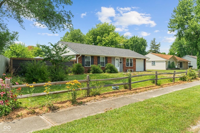 1108 Warwick Dr, New Whiteland, IN 46184 - ranch-style home with brick siding and a garage