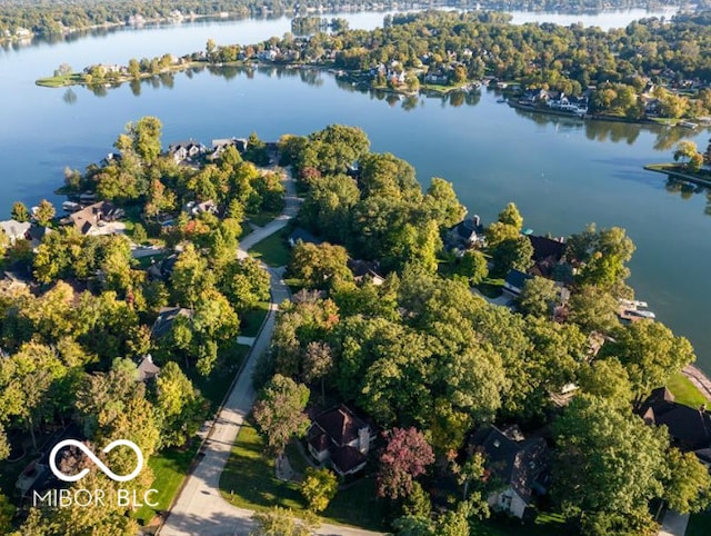 8413 Catamaran Dr, Indianapolis, IN 46236 - aerial overview of property's location featuring a nearby body of water