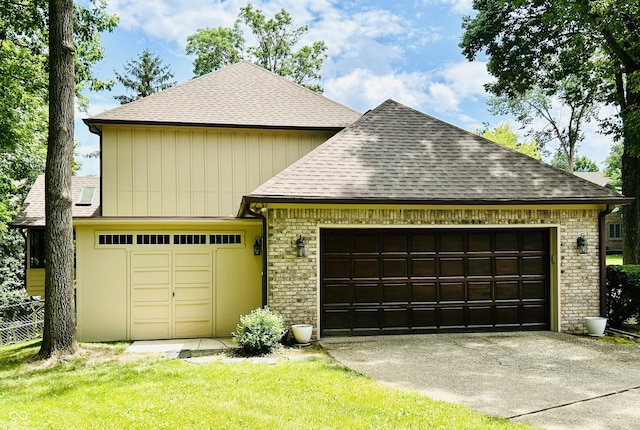 8413 Catamaran Dr, Indianapolis, IN 46236 - garage with driveway