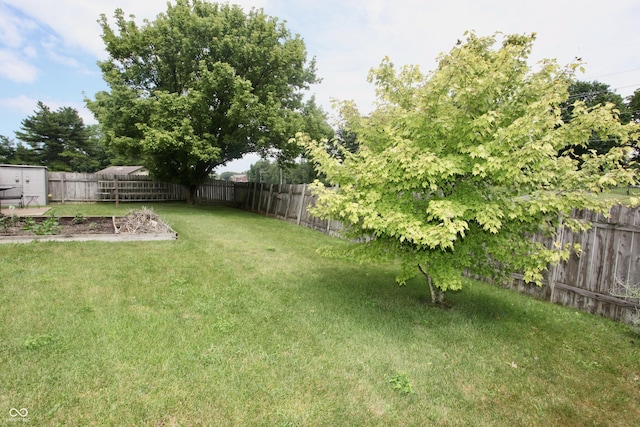 2909 Inverrary Ct, Indianapolis, IN 46234 - fenced backyard with a shed