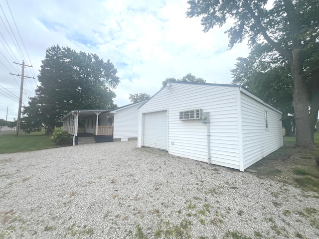 945 E Worthsville Rd, Greenwood, IN 46143 - view of outdoor structure featuring driveway