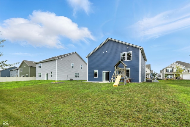 7225 Lockford S, Avon, IN 46123 - back of property with a playground and a residential view