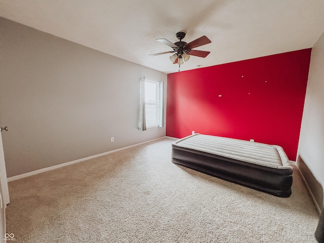 1381 Harrison Dr, Greenwood, IN 46143 - bedroom with carpet and ceiling fan