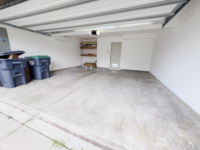 1381 Harrison Dr, Greenwood, IN 46143 - garage with a garage door opener