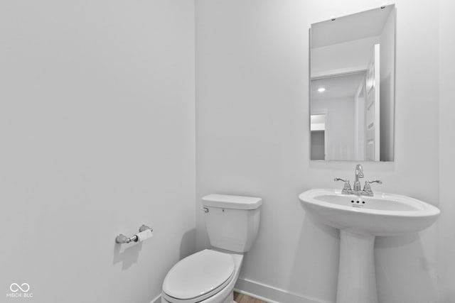 7265 Governors Row, Avon, IN 46123 - half bath with toilet and baseboards