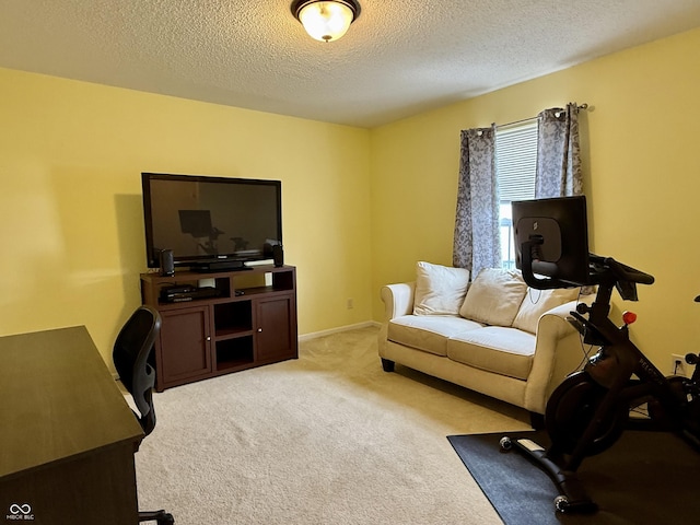 6309 Monteo Dr, Indianapolis, IN 46217 - office space with light colored carpet and a textured ceiling
