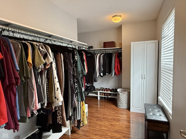 6309 Monteo Dr, Indianapolis, IN 46217 - spacious closet featuring wood finished floors