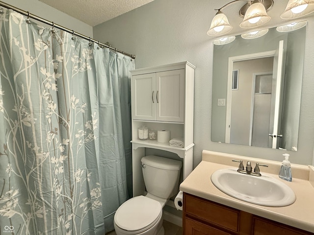 6309 Monteo Dr, Indianapolis, IN 46217 - bathroom featuring vanity and a textured ceiling
