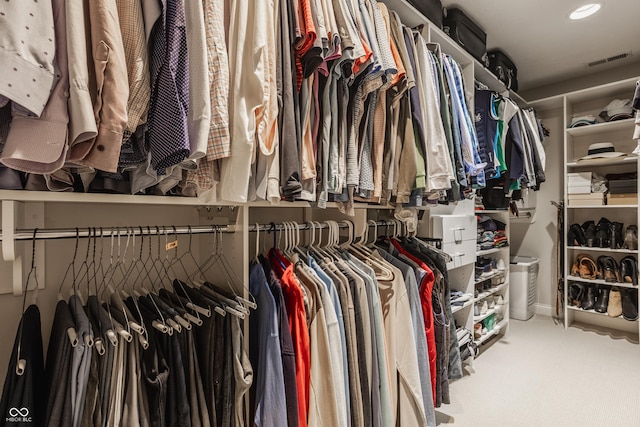 35 E 58th St, Indianapolis, IN 46220 - spacious closet with carpet floors