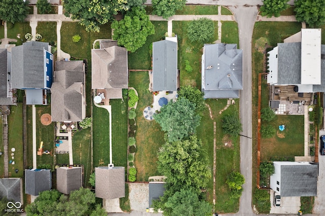 2539 Broadway St, Indianapolis, IN 46205 - aerial overview of property's location with nearby suburban area