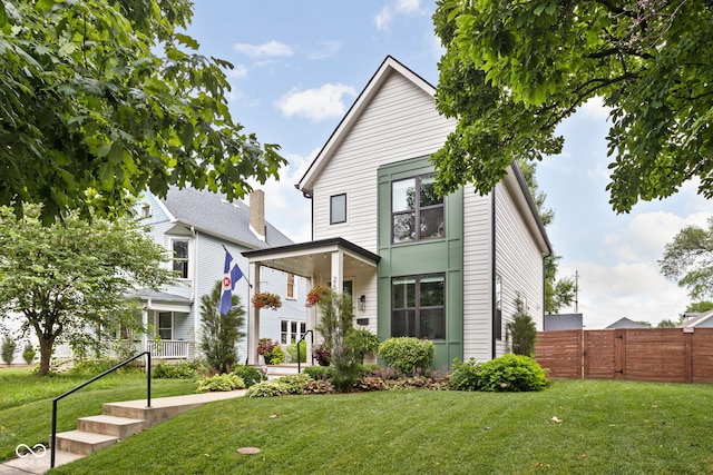 2539 Broadway St, Indianapolis, IN 46205 - view of front of house with a gate