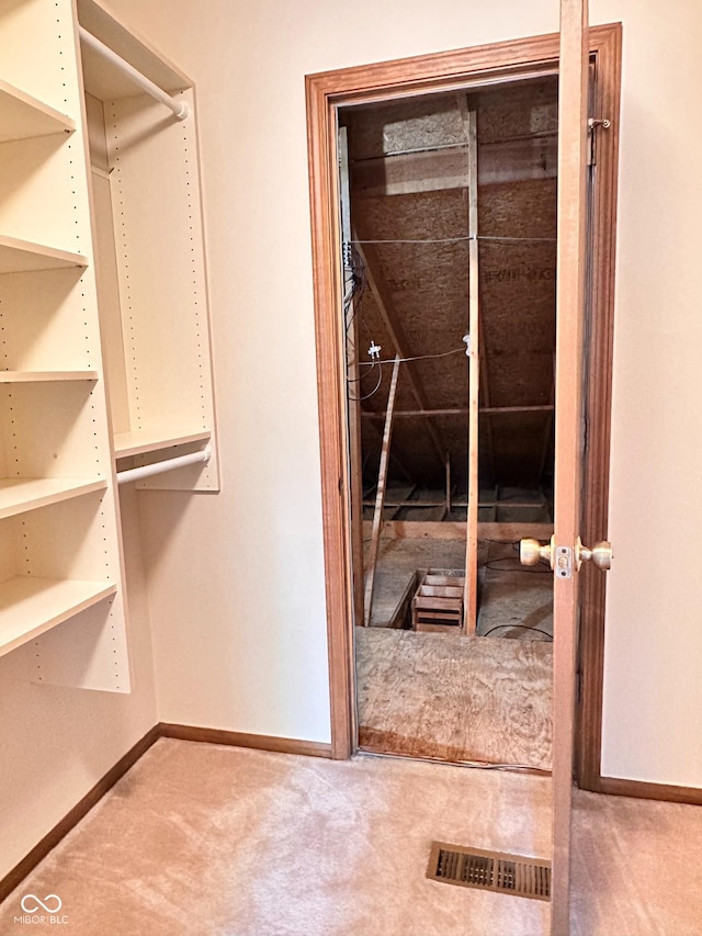 5720 Bayside Dr, Fort Wayne, IN 46815 - walk in closet featuring carpet flooring