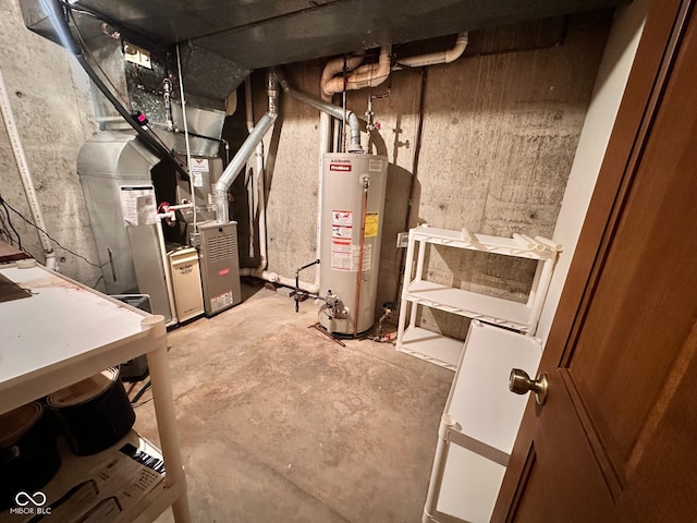 5720 Bayside Dr, Fort Wayne, IN 46815 - utilities with gas water heater and heating unit