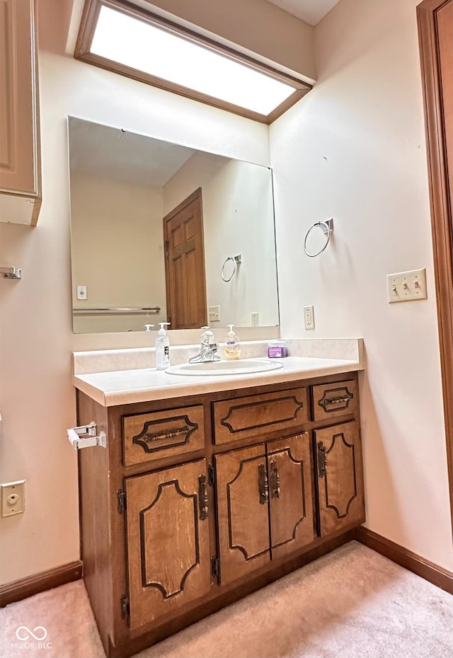 5720 Bayside Dr, Fort Wayne, IN 46815 - bathroom featuring vanity and baseboards