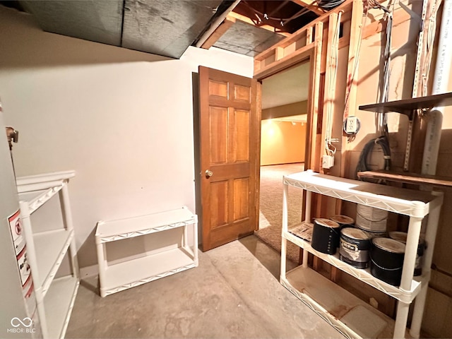 5720 Bayside Dr, Fort Wayne, IN 46815 - view of unfinished below grade area