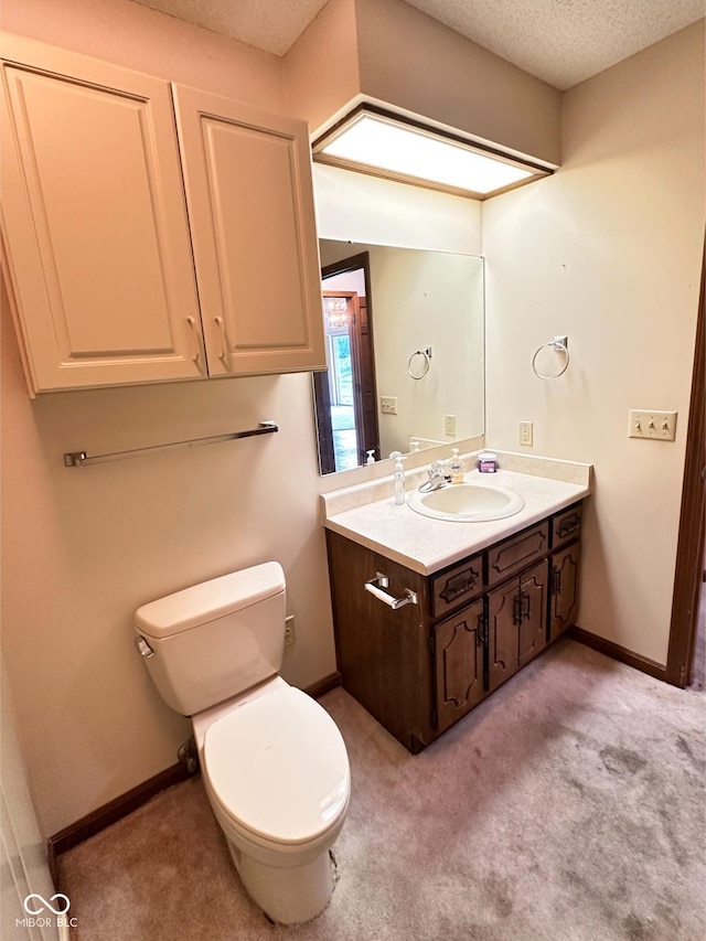 5720 Bayside Dr, Fort Wayne, IN 46815 - bathroom featuring vanity and a textured ceiling