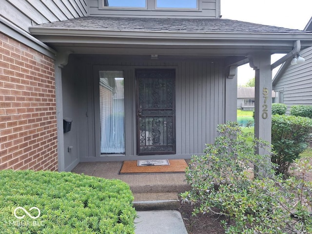 5720 Bayside Dr, Fort Wayne, IN 46815 - property entrance with brick siding
