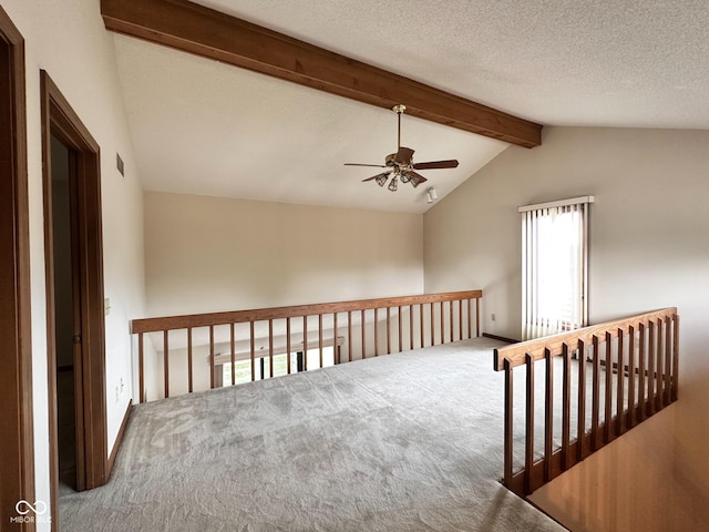 5720 Bayside Dr, Fort Wayne, IN 46815 - hallway with carpet and a textured ceiling