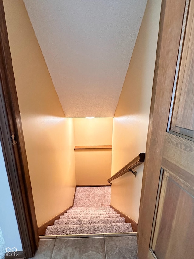 5720 Bayside Dr, Fort Wayne, IN 46815 - stairway with carpet floors