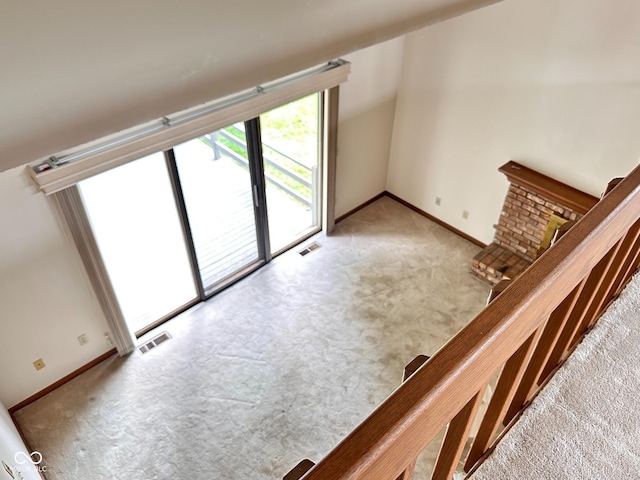 5720 Bayside Dr, Fort Wayne, IN 46815 - stairway with carpet flooring and baseboards