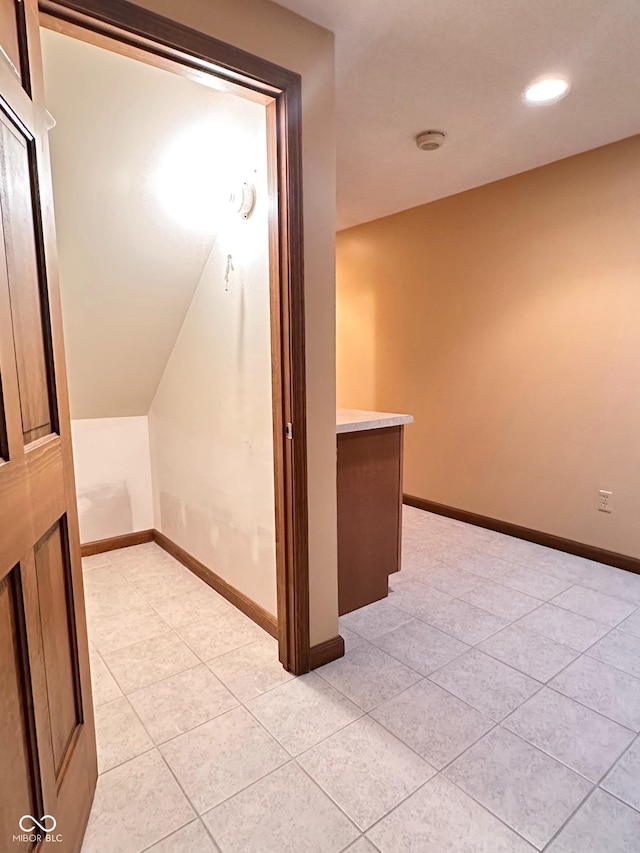 5720 Bayside Dr, Fort Wayne, IN 46815 - bonus room featuring light tile patterned floors and recessed lighting