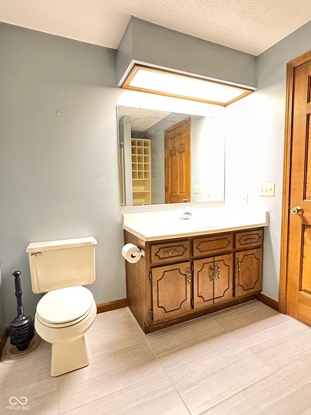 5720 Bayside Dr, Fort Wayne, IN 46815 - bathroom featuring vanity and a textured ceiling