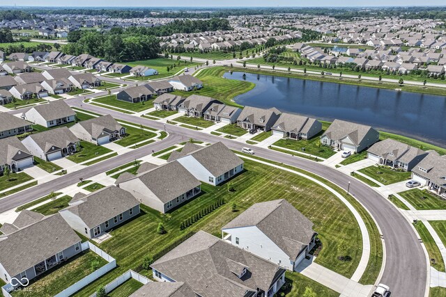 9846 Zion Way, Pendleton, IN 46064 - aerial perspective of suburban area with a nearby body of water