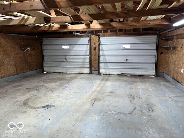 3074 N 625 E, Franklin, IN 46131 - garage featuring wood walls