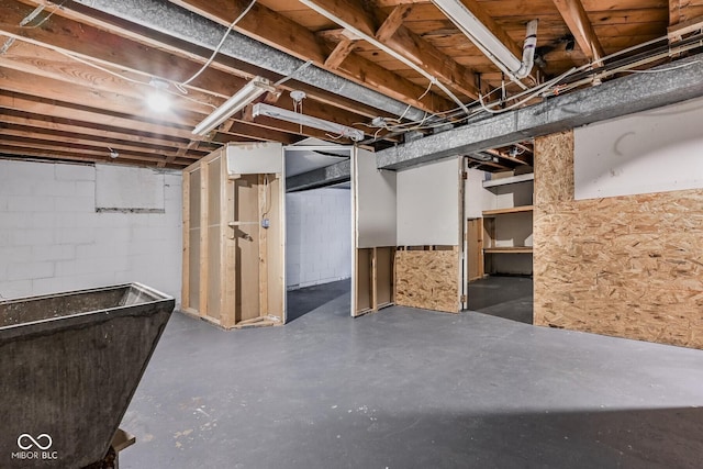 1701 N Gladstone Ave, Indianapolis, IN 46218 - view of unfinished basement