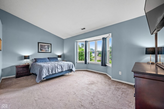 49 Grassy Dr, Whiteland, IN 46184 - carpeted bedroom with baseboards and lofted ceiling