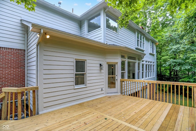 7131 Nile Ridge Ct, Indianapolis, IN 46236 - view of wooden deck