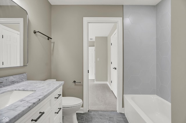 7131 Nile Ridge Ct, Indianapolis, IN 46236 - bathroom with vanity and shower / bath combination