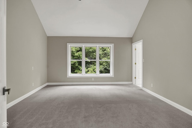 7131 Nile Ridge Ct, Indianapolis, IN 46236 - empty room with lofted ceiling and carpet