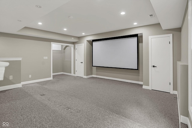 7131 Nile Ridge Ct, Indianapolis, IN 46236 - cinema featuring carpet and recessed lighting