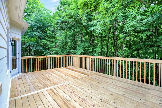 7131 Nile Ridge Ct, Indianapolis, IN 46236 - view of wooden deck