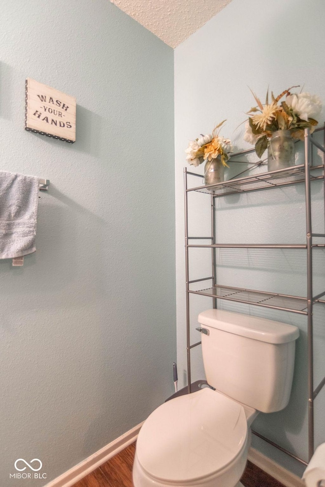 8703 Mellot Way, Camby, IN 46113 - bathroom with toilet and wood finished floors