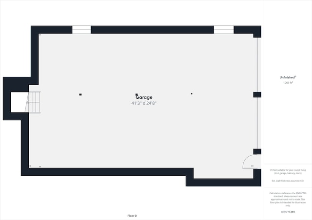 7014 Creekside Ln, Indianapolis, IN 46220 - view of property floor plan