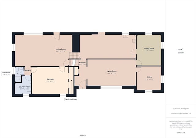 7014 Creekside Ln, Indianapolis, IN 46220 - view of floor plan / room layout