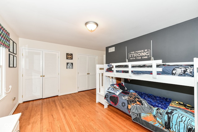 7014 Creekside Ln, Indianapolis, IN 46220 - bedroom with light wood-style floors