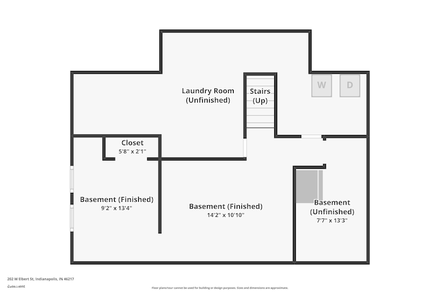 202 W Elbert St, Indianapolis, IN 46217 - view of room layout