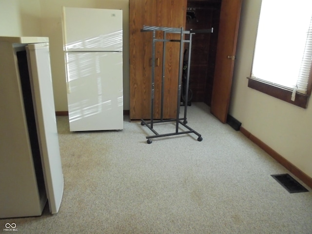 219 S Main St, Modoc, IN 47358 - exercise room with baseboards and carpet floors