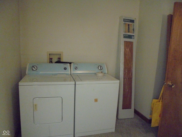 219 S Main St, Modoc, IN 47358 - laundry room with washer and dryer