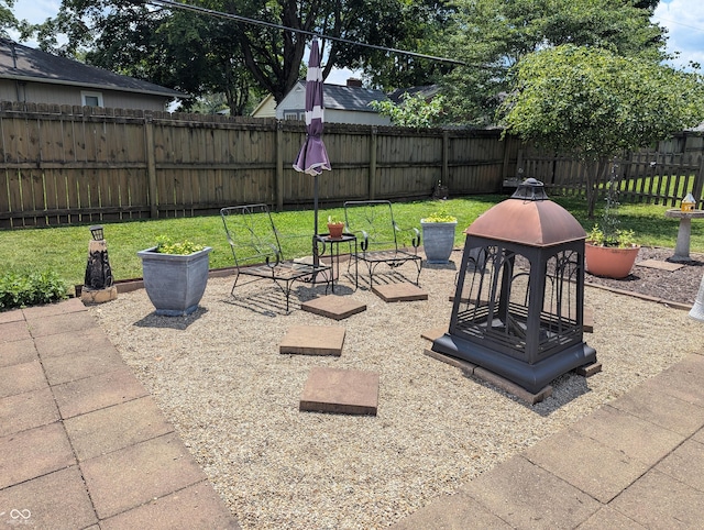 3236 Spruce St, Columbus, IN 47203 - view of fenced backyard