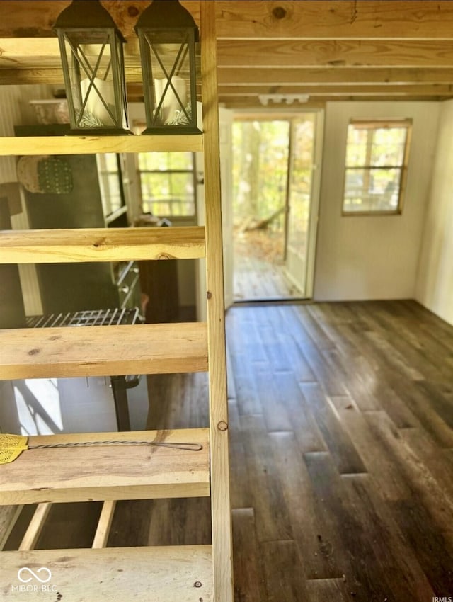 9970 N Brown Ln, Gosport, IN 47433 - entryway featuring wood finished floors
