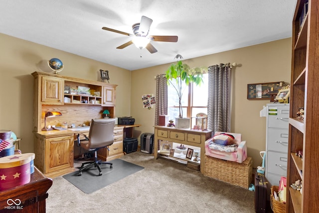 1530 Danaher St, Indianapolis, IN 46217 - carpeted office space featuring ceiling fan