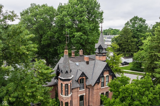 5631 University Ave, Indianapolis, IN 46219 - view from above of property