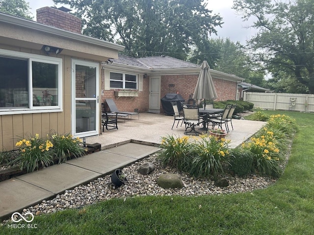 4728 S Eaton Ave, Indianapolis, IN 46239 - view of patio featuring grilling area
