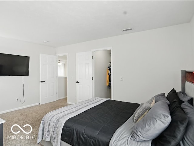 8508 Aviva Ln, Indianapolis, IN 46237 - carpeted bedroom with baseboards